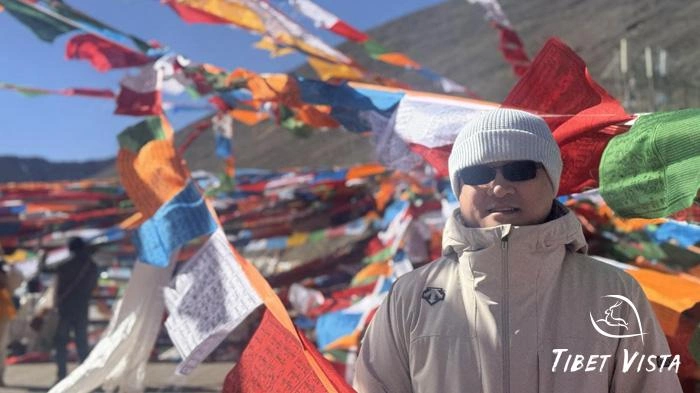 Visiting Namtso during the Saga Dawa festival.