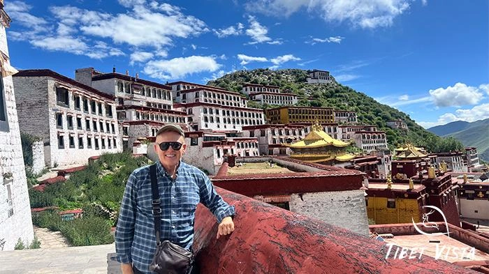 Ganden Monastery is a perfect spot for a short trek from Lhasa in July.