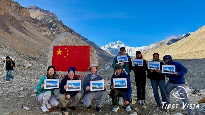 Everest Base Camp remains clear most days in July.