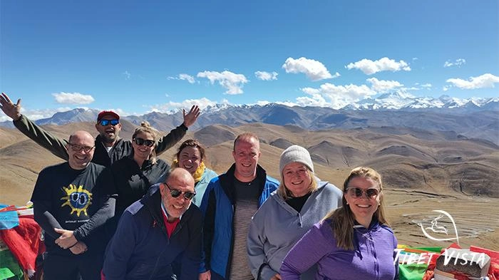 View of Mt.Everest from Gawula Pass.