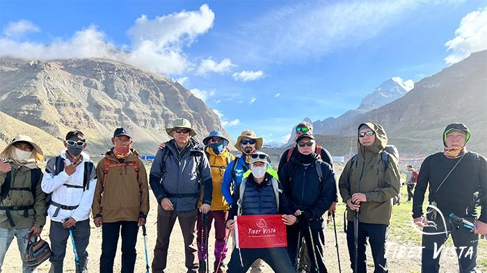 Moments before Mount Kailash Kora.