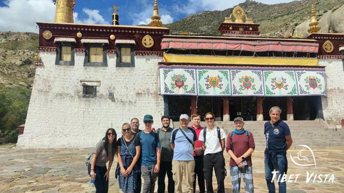 Sera Monastery in August.