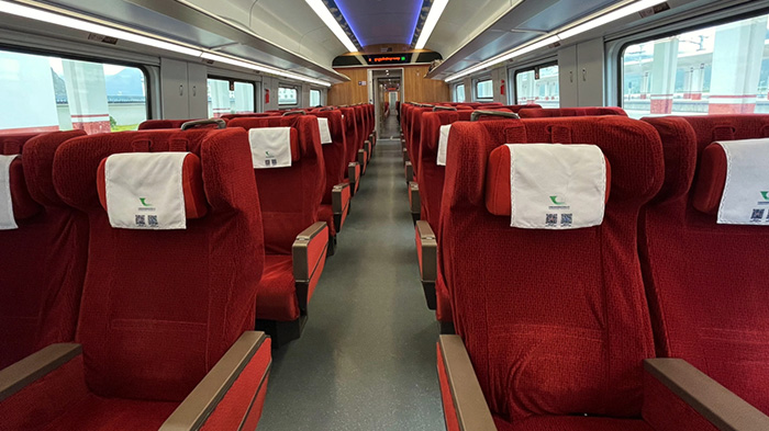 First-class Seat on Lhasa Nyingchi High-speed Train