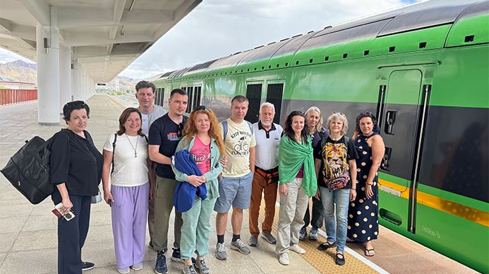 The Lhasa to Shigatse bullet train