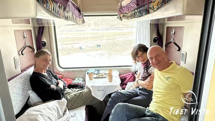 Tibet train to Lhasa in summer