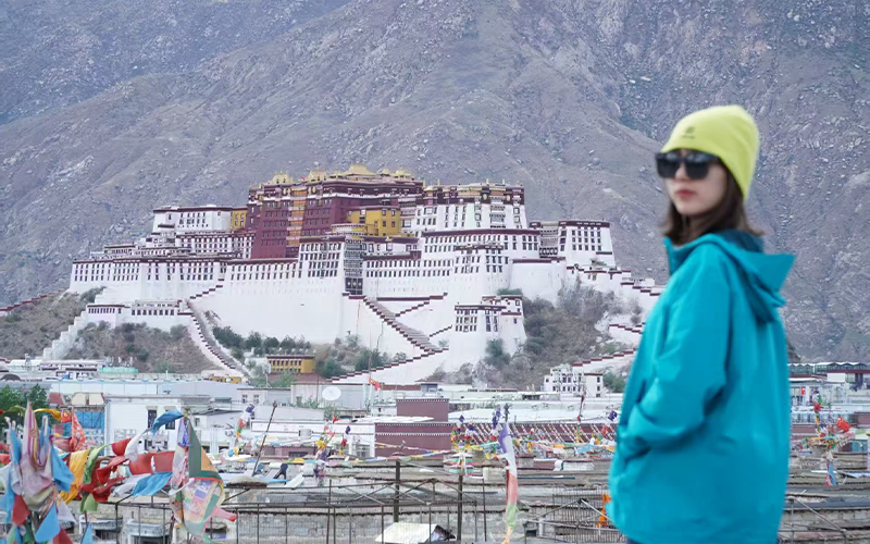 Enjoy a panoramic view of the Potala Palace