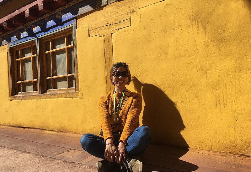 Laura visits Sera Monastery