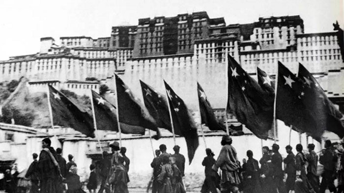 Old Picture of the Potala Palace