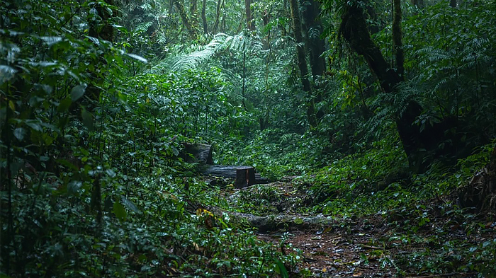rainforest trails in Motuo