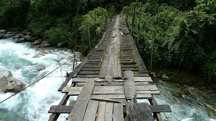 Motuo suspension bridge