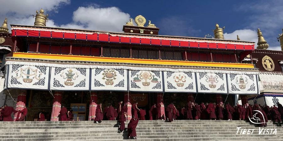 Drepung Monastery in Winter