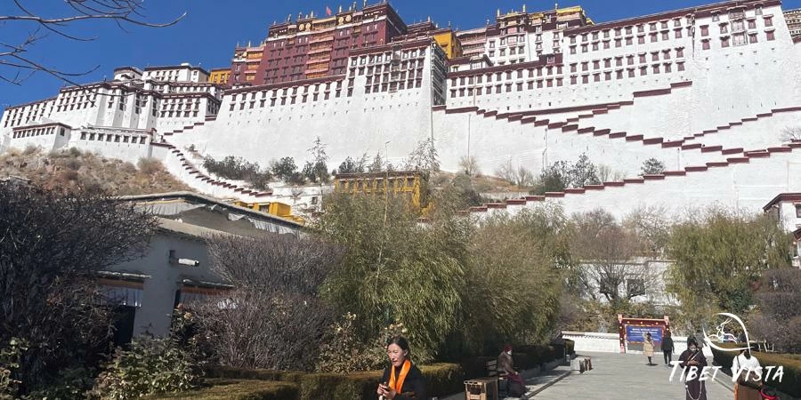 Potala Palace in winter