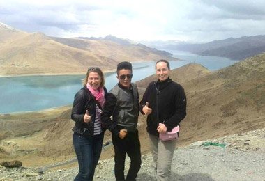 Welcome to Yamdrok Lake, one of the three largest sacred lakes in Tibet.