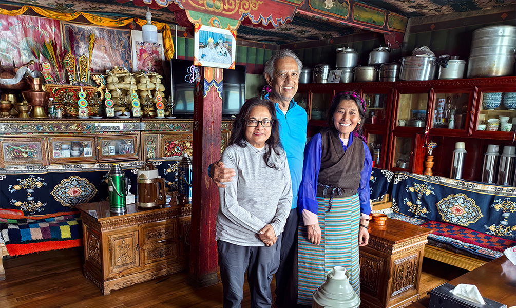 local Tibetan family
